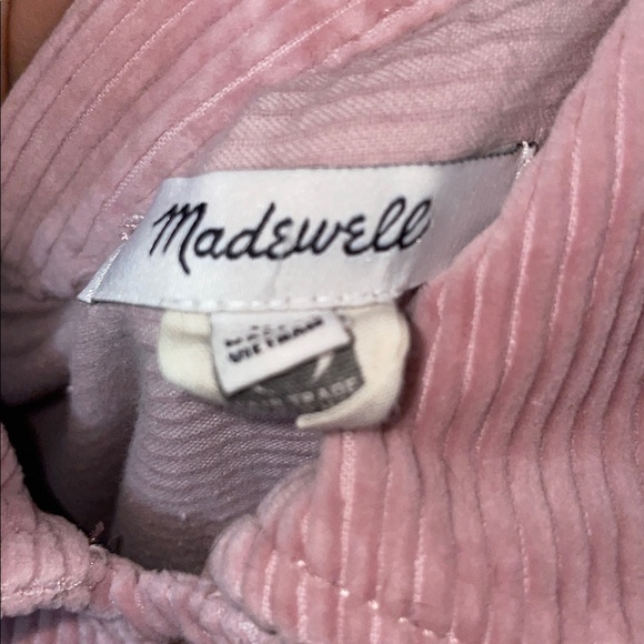 Madewell Blush Corduroy Jacket Corduroy Yorkway Shirt-Jacket size XS fall wear - Picture 7 of 12